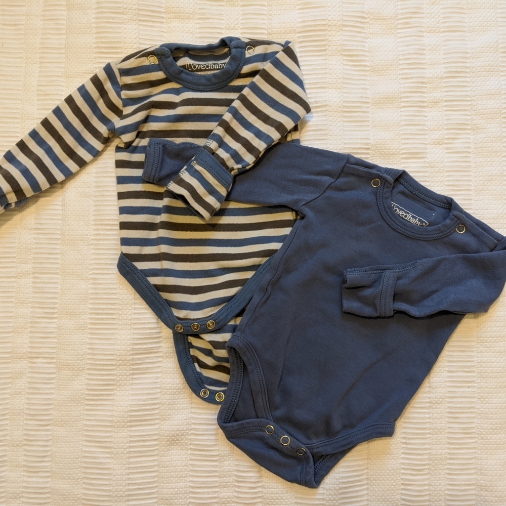 L'ovedbaby Organic Gloved Long-Sleeve Bodysuit